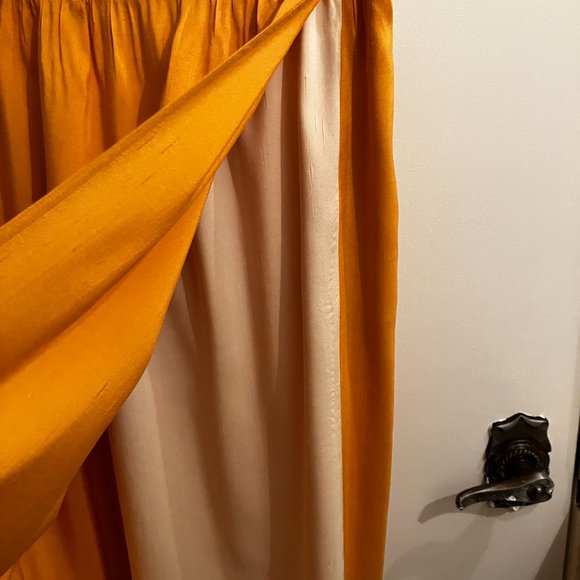 christune forti skirt suit size 14 orange and cream - Picture 9 of 13